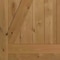 Trimlite 48" x 84 " Knotty Alder 1-Panel Z-Bar Barn Slab Door 4070ska8401Z - alternate 2